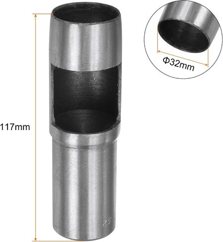 HARFINGTON Hollow Punch for Leather 33mm Round Hole Punch Tool for Belt Puncher Carbon Steel Single Punch for Watch Belts Cut Leather Craft Rubber Paper Fabric Plastic Soft Material in Kuwait