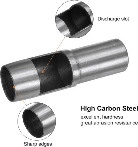 HARFINGTON Hollow Punch for Leather 33mm Round Hole Punch Tool for Belt Puncher Carbon Steel Single Punch for Watch Belts Cut Leather Craft Rubber Paper Fabric Plastic Soft Material in Kuwait
