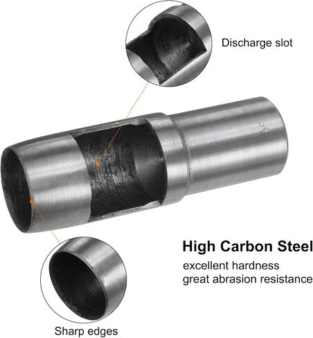 HARFINGTON Hollow Punch for Leather 33mm Round Hole Punch Tool for Belt Puncher Carbon Steel Single Punch for Watch Belts Cut Leather Craft Rubber Paper Fabric Plastic Soft Material in Kuwait