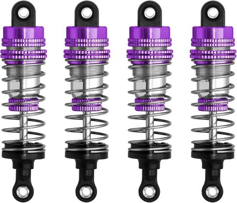 RC Shock Absorber Set 4pcs RC Dampers for Haiboxing 1/16 HBX16889 16890a 16889A 16889PRO RC Crawler Car (Red) in Saudi Arabia