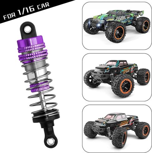 RC Shock Absorber Set 4pcs RC Dampers for Haiboxing 1/16 HBX16889 16890a 16889A 16889PRO RC Crawler Car (Red) in Saudi Arabia