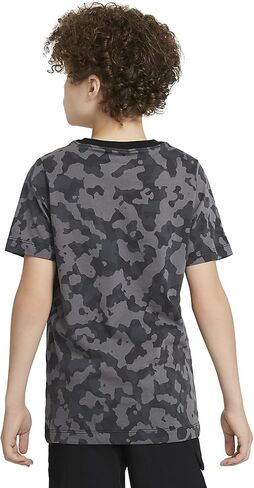 Nike Sportswear Big Kids' (Boys') Printed T-Shirt (MD (10-12 Big Kids), Iron Grey) in Saudi Arabia