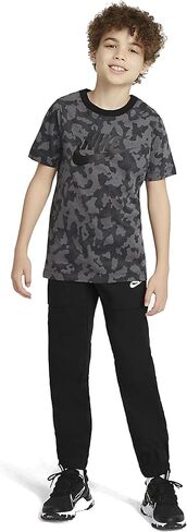 Nike Sportswear Big Kids' (Boys') Printed T-Shirt (MD (10-12 Big Kids), Iron Grey) in Saudi Arabia