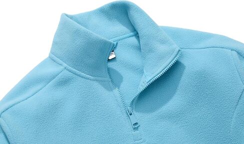 KAIDER Women's Plus Size Quarter-Zip Polar Fleece Pullover Jacket Stand Collar Sweatshirt with Pocket Long Sleeve Sweater in Saudi Arabia