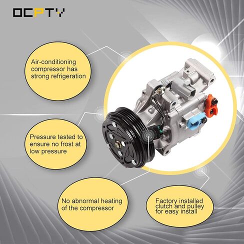 OCPTY AC Compressor for 2000-2005 for Toyota Echo 1.5L 4710487 471-0487 4711341 7512121 in Saudi Arabia