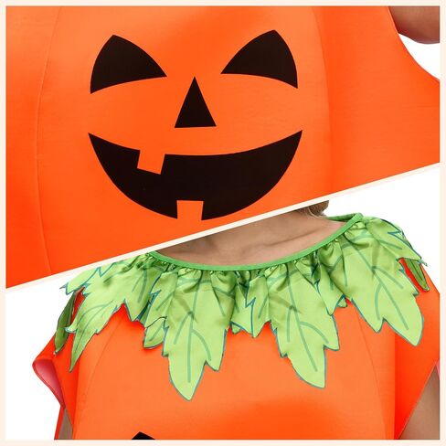 أزياء Spooktacular Creations للسيدات البالغات على شكل اليقطين، مجموعة معطف اليقطين مع قبعة اليقطين، حقيبة، أزياء الهالوين للعب الأدوار للبالغين in Saudi Arabia