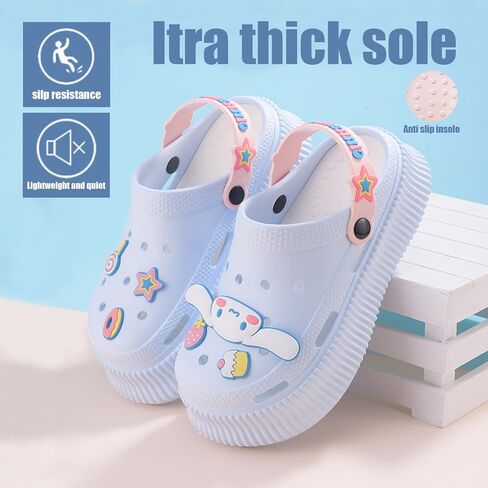 Kawaii Cartoon Slippers for Women - Cute Anti-Slip Cloud Slides, Soft and Comfy Indoor/Outdoor Garden Clogs, Adorable Sandals for Girls Women Birthday Gifts in Saudi Arabia