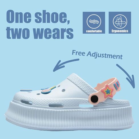 Kawaii Cartoon Slippers for Women - Cute Anti-Slip Cloud Slides, Soft and Comfy Indoor/Outdoor Garden Clogs, Adorable Sandals for Girls Women Birthday Gifts in Saudi Arabia