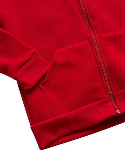 Boys' Sherpa Fleece Jogger Set - 2 Piece Basic Solid Full Zip Warm Cozy Sherpa Hoodie and Sweatpants (Size: 8-18) in Kuwait