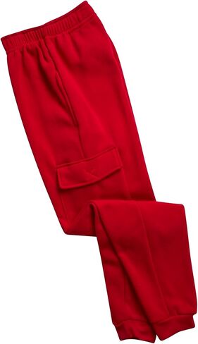 Boys' Sherpa Fleece Jogger Set - 2 Piece Basic Solid Full Zip Warm Cozy Sherpa Hoodie and Sweatpants (Size: 8-18) in Kuwait