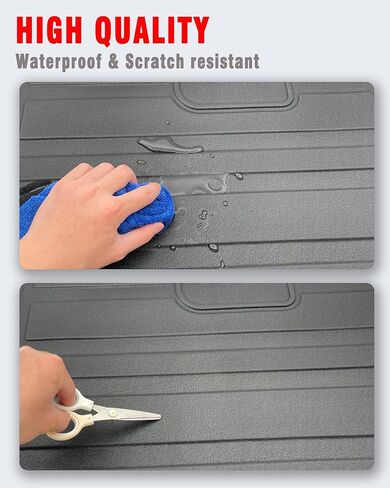 Cargo Liners Backrest Mat for Lincoln Aviator Accessories 2020-2024 with Hook&Loop Rear Trunk Mat Rear Seat Back Cover Protector All Weather Anti-Slip Split Dog Liner 3 PCS in Kuwait