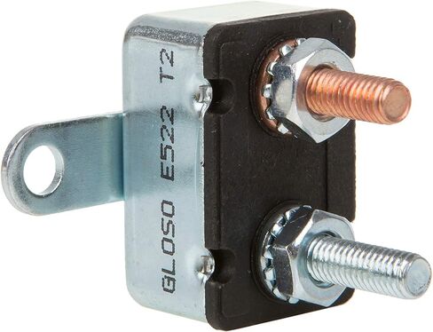 GLOSO E521 النوع 2 إعادة ضبط معدلة بدون قواطع دوائر لشاحنة السيارة RV والقوارب البحرية ومحرك التصيد والأسلاك المخصصة لحماية بطارية الصوت - حزمة واحدة (8 أمبير) in Kuwait