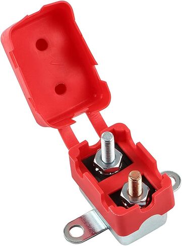 GLOSO E521 النوع 2 إعادة ضبط معدلة بدون قواطع دوائر لشاحنة السيارة RV والقوارب البحرية ومحرك التصيد والأسلاك المخصصة لحماية بطارية الصوت - حزمة واحدة (8 أمبير) in Kuwait