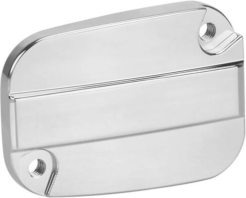 1 Pcs Chrome Front Brake Fluid Reservoir Cap Master Cylinder Cover for Harley Touring Electra Glide Road King 2007-2012 (Right) in Kuwait