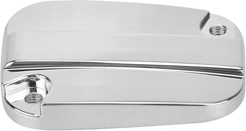 1 Pcs Chrome Front Brake Fluid Reservoir Cap Master Cylinder Cover for Harley Touring Electra Glide Road King 2007-2012 (Right) in Kuwait