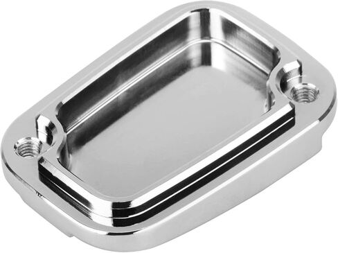 1 Pcs Chrome Front Brake Fluid Reservoir Cap Master Cylinder Cover for Harley Touring Electra Glide Road King 2007-2012 (Right) in Kuwait