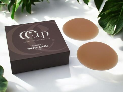 Silicone Nipple Covers Reusable - Nipple Pasties - Silicone Bra Cups - Pasties Nipple Covers no Show with Travel Box in Saudi Arabia