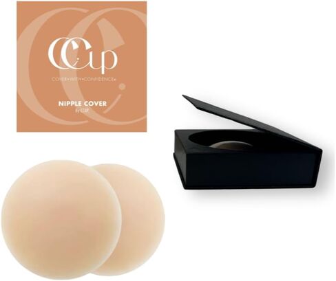 Silicone Nipple Covers Reusable - Nipple Pasties - Silicone Bra Cups - Pasties Nipple Covers no Show with Travel Box in Saudi Arabia