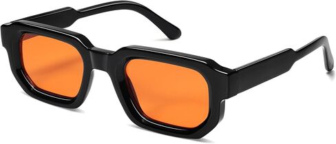 VANLINKER Retro Chunky Rectangle Sunglasses for Men Women Vintage Trendy Square Thick Sun Glasses VL9823 in Saudi Arabia