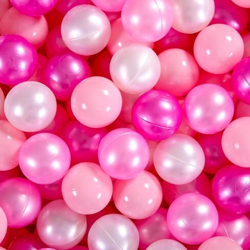 STARBOLO Ball Pit Balls for Baby and Toddler, 100pcs Phthalate Free BPA Free Crush Proof Plastic - Multicolored Pit Balls Play Toys for Kids Ball Pit, Pool,Play Tent,Party in Saudi Arabia