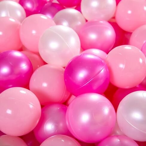 STARBOLO Ball Pit Balls for Baby and Toddler, 100pcs Phthalate Free BPA Free Crush Proof Plastic - Multicolored Pit Balls Play Toys for Kids Ball Pit, Pool,Play Tent,Party in Saudi Arabia