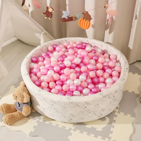 STARBOLO Ball Pit Balls for Baby and Toddler, 100pcs Phthalate Free BPA Free Crush Proof Plastic - Multicolored Pit Balls Play Toys for Kids Ball Pit, Pool,Play Tent,Party in Saudi Arabia