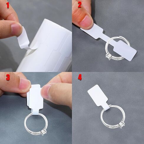 Mini Skater 500PCS Jewelry Price Tags Stickers Self Adhesive Blank Jewelry Price Label Display Tags for Rings Bracelet Necklaces Earrings Clothing (Holographic Laser) in Saudi Arabia