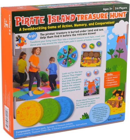 لعبة القراصنة جزيرة الكنز هانت لعبة وسادة أرضية للأعمار 3، 4، 5 in Kuwait