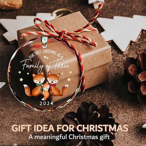 Our First Christmas Engaged Ornament 2024 - Engagement Gifts for Couples, Engagement Gifts for Her - Engagement Gift for Couples -Glass Just Engaged Decorations (Engaged 2024) in Saudi Arabia