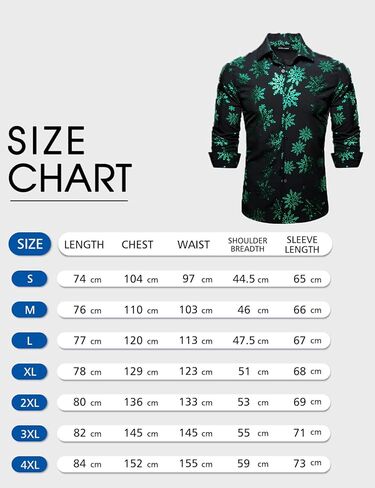 Barry.Wang Men's Christmas Dress Shirts Long Sleeve Luxury Shiny Shirt Party Snowflake Fashion Halloween Print Tops Xmas in Kuwait
