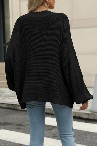 Cakulo Womens 2024 Oversized Chunky Cardigan Sweaters Fall Fashion Open Front Knit Long Sleeve Pockets Cardigans in Saudi Arabia