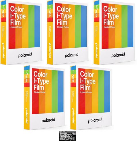 Impossible/Polaroid Color Glossy Instant Film for Polaroid Originals I-Type OneStep2 Camera - 5-Pack in Saudi Arabia