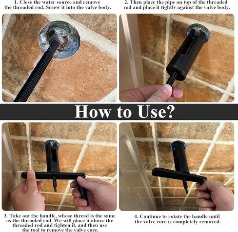 Cartridge Puller tool, Shower Cartridge Puller Suitable for Moen 1220/1225 and 1222 Series Posi Temp Cartridges in Kuwait