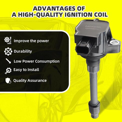 Set of 4 Ignition Coils Pack UF781 3052059B013 & 4 PCS Iridium Spark Plugs Compatible with Honda Accord CR-V Civic Insight RDX 2017-2021 1.5L 2.0L in Kuwait