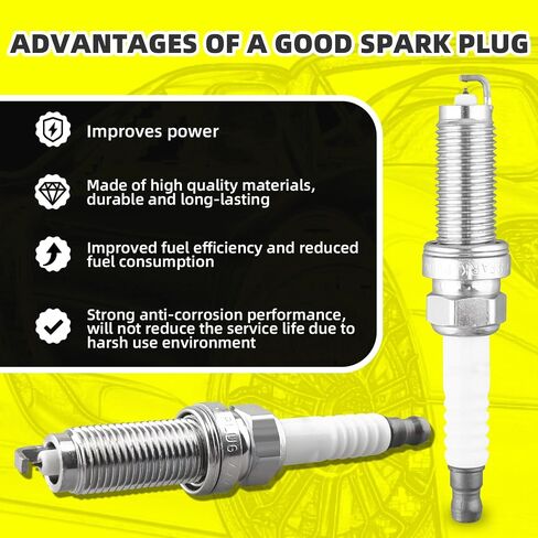 Set of 4 Ignition Coils Pack UF781 3052059B013 & 4 PCS Iridium Spark Plugs Compatible with Honda Accord CR-V Civic Insight RDX 2017-2021 1.5L 2.0L in Kuwait