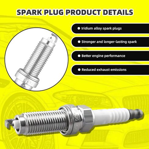 Set of 4 Ignition Coils Pack UF781 3052059B013 & 4 PCS Iridium Spark Plugs Compatible with Honda Accord CR-V Civic Insight RDX 2017-2021 1.5L 2.0L in Kuwait