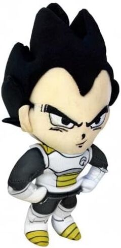لعبة دراغون بول سوبر من Great Eastern Entertainment - Vegeta 01 من القطيفة في وضعية الجلوس بطول 17.78 سم ارتفاع، متعددة الألوان in Saudi Arabia