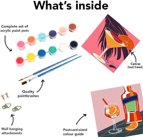 cdjlddww مجموعة من 4 قطع طلاء بالأرقام للبالغين مؤطرة، مشهد سهل الطلاء حسب الأرقام للمبتدئين مع إطار، طلاء مشهد أكريليك حسب مجموعات الأرقام على القماش مع تغليف رائع 8x8 بوصة in Kuwait