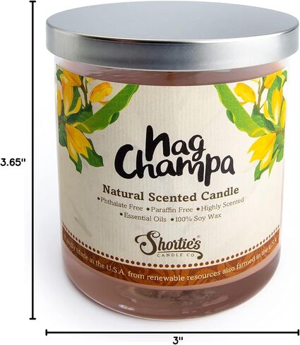 شمعة الصويا الطبيعية المعطرة بخشب الصندل، زيوت عطرية أساسية، 100% فول الصويا، خالية من الفثالات والبارابين، حرق نظيف، 9 أونصة. in Kuwait