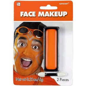 Orange Face Makeup - 0.21 oz (Pack Of 1) - Suitable For Parties & Performances