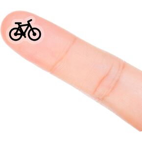 Bicycle Planner Stickers, 120 Clear Bike Passion Labels Scrapbooking Crafting Stickers