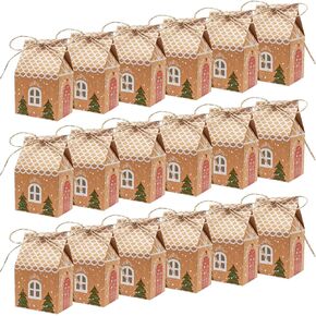 woric 24 Pieces Mini Party Favor Boxes Treat Boxes, Small Gift Boxes for Easter Candy Treats Cookies Gift Wrapping