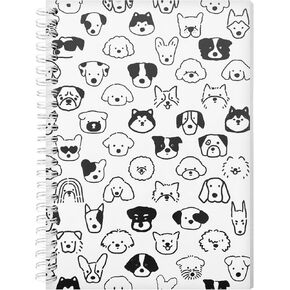 Reusable Sticker Book Collecting Album Sticker Storage Book for Adults 37 Sheets Release Paper Sticker Collection Book A5 Size Cute Dog Theme Sticker Keeper Holder Saver (Dog-3)