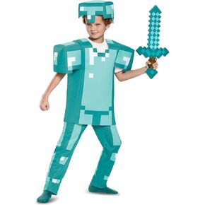 Disguise Minecraft Armor Deluxe Costume and Minecraft Sword Bundle