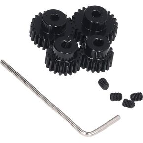 تروس ترس RC، 3.175 مم مجموعة تروس ترس RC لـ Tamiya TT01 TT02 TB02 TA05 RC Car Universal 18T 19T 23T 24T Steel RC Motor Gear