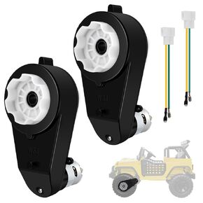 550 40000RPM Gearbox with 12V Motor 12 Volt Motor with Gear Box for Kids Powered Ride On Car Kid Trax Dynacraft Best Choice Products Kidzone Bumper Buddy Children Ride On Toys
