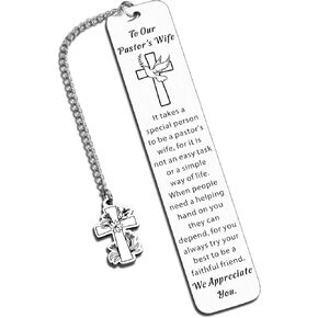 Pastors Wife Appreciation Gifts Pastor Bookmarks for Women Pastor Anniversary for Women Faith Based Gifts for Women Christian Birthday Gifts for Preachers Wife Ministers Wife Pastor Church Gifts