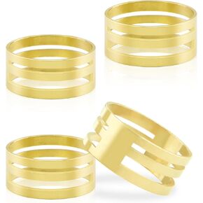 4PCS Jump Ring Opening Tools for Open Closing Rings, Stainless Steel Jump-Ring Opener Circle Opening Closing Rings for Jewelry Makers Craft Jump Ring Opening Closing Tool (Yellow)