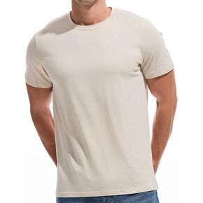 Crew Neck Tees Premium Men's T-Shirts - Soft and Fit Casual Stylish Tee for Men