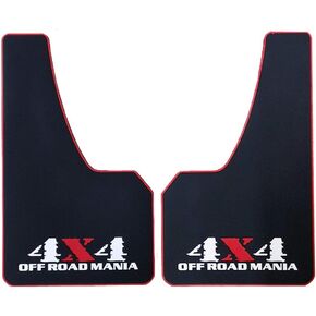 LLJSTAT Mania Car Mud Flaps Universal Fit Black Splash Guards Rubber mud Guard Universal Pickup SUV Mudguard Mud Flaps Rubber No Collision Universal Pickup SUV 2pcs/Set … (44)